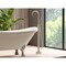 Castello Usa Neptune Freestanding Brushed Nickel Gooseneck Tub Filler Faucet with Breeze Handle CB-F04-BN-J0806 - alternate 5